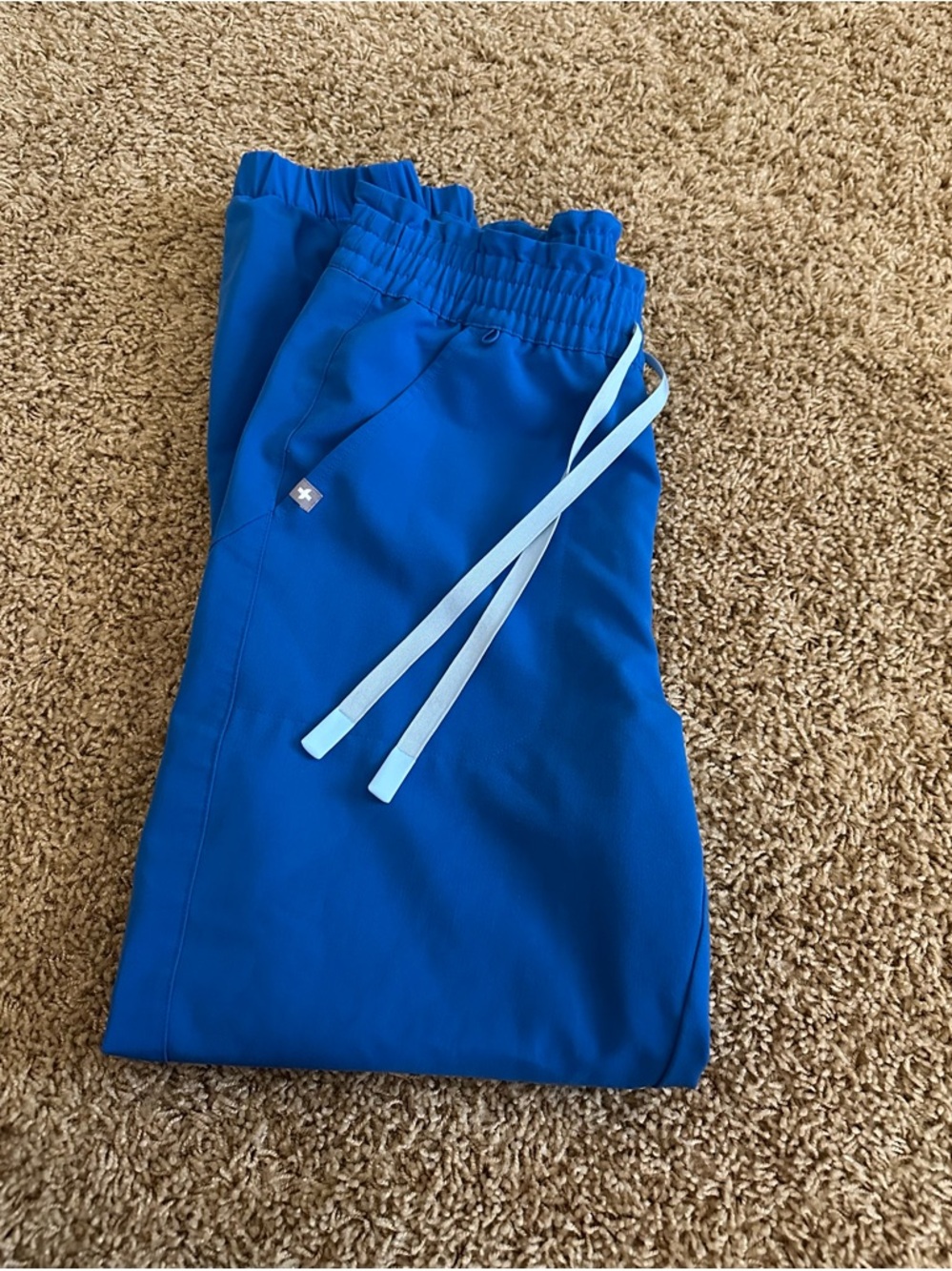 Figs High Waisted Royal Blue Regina Pants Medium - Picture 10 of 11